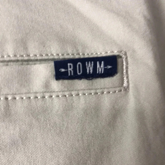 NWT ROWM MEN SZ 46 KHACKI CARGO SHORTS  9” INSEAM - Picture 8 of 12